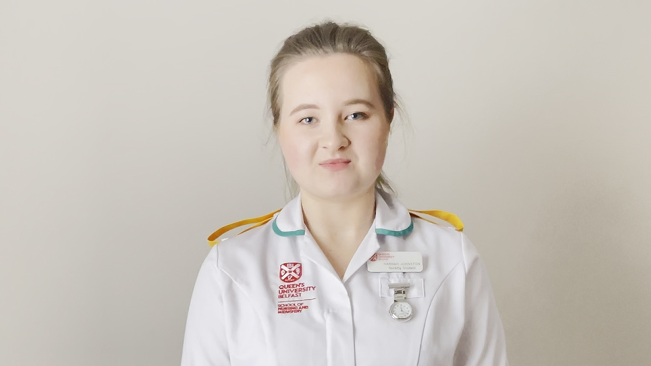 Photograph of Learning Disabilities nursing student from Queen's University Belfast