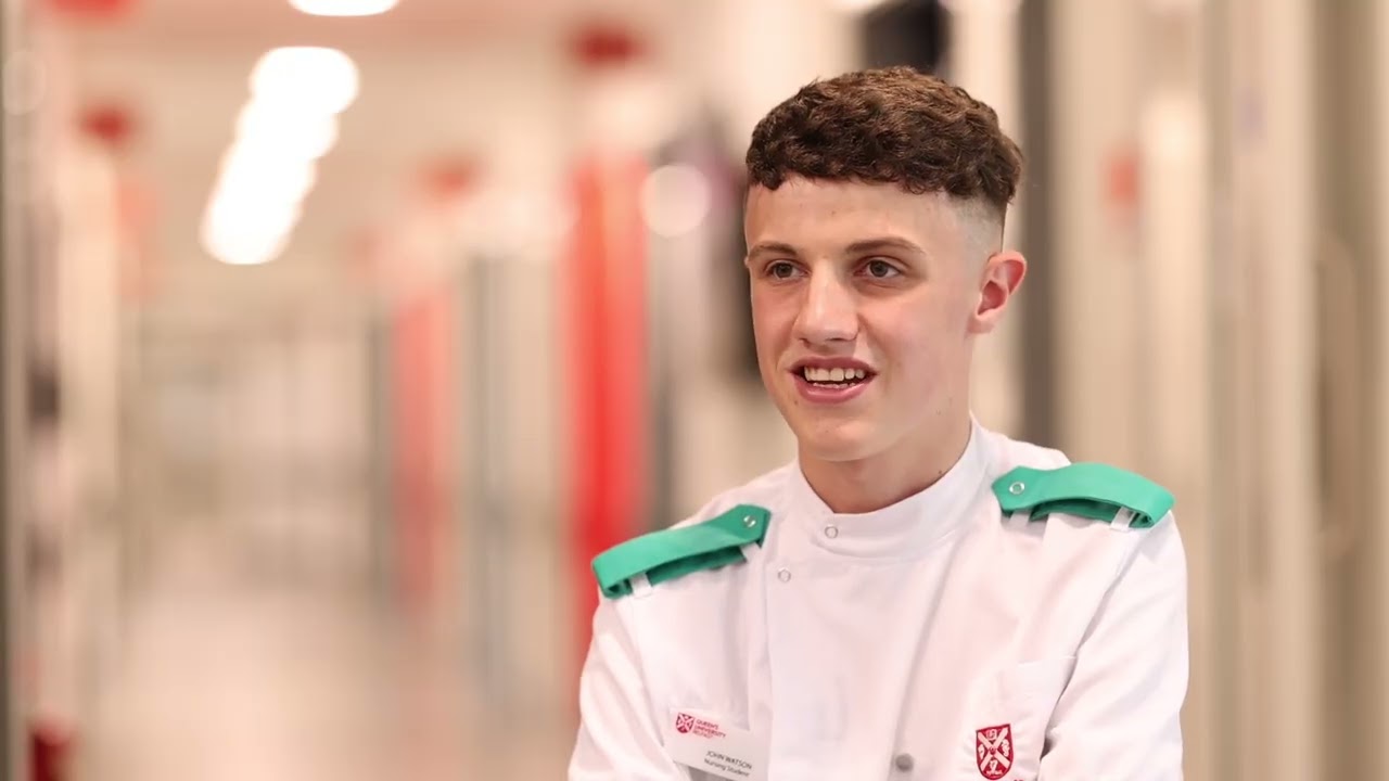 Photograph of student nurse from Queen's University Belfast